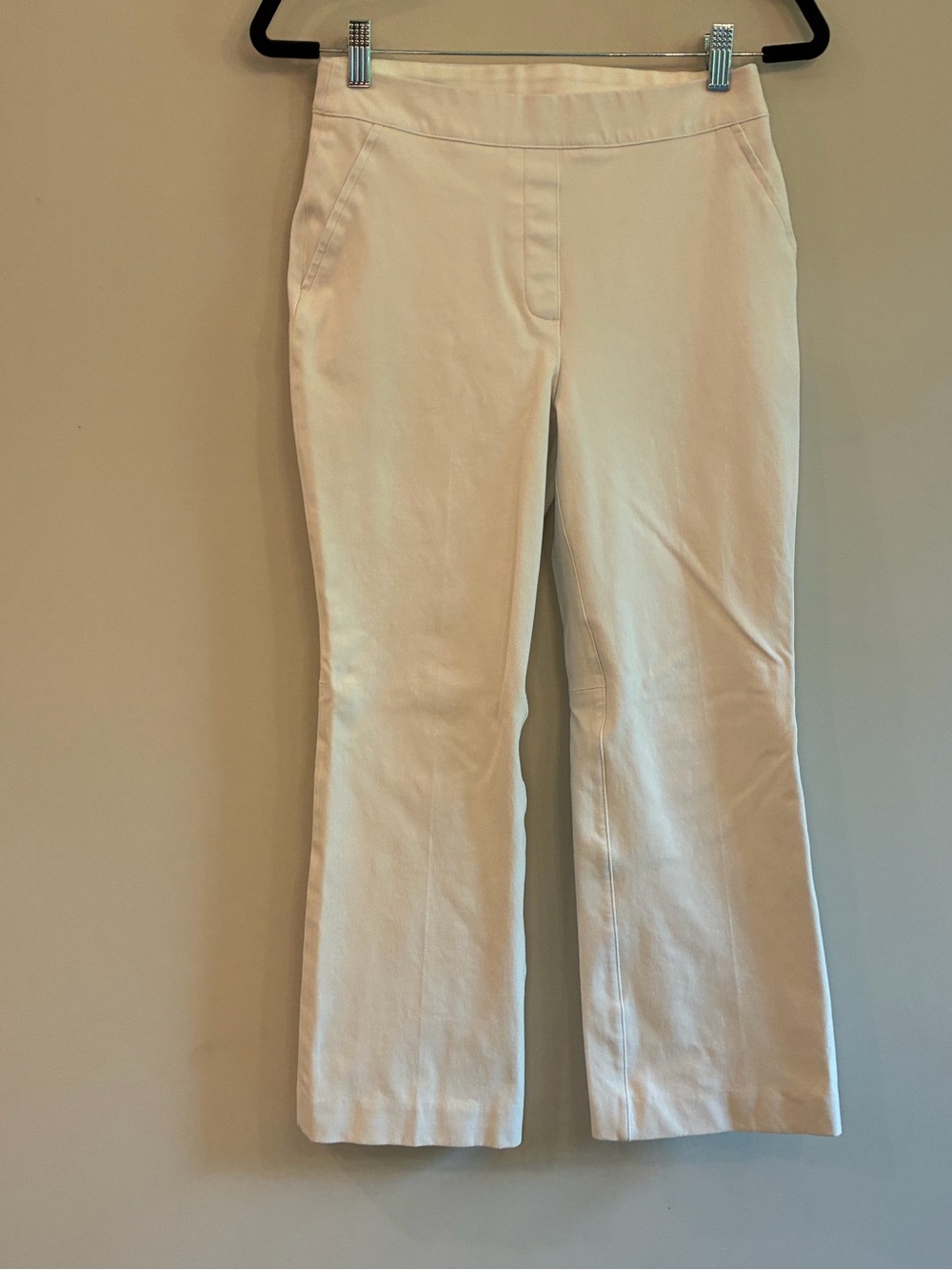 SPANX White Ankle-Length Cropped Pants